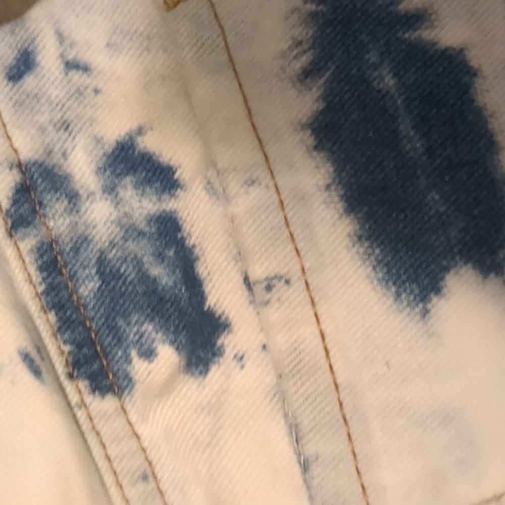 PacSun Tie Dye High Waisted Straight Leg Jeans size 23 - Picture 5 of 10